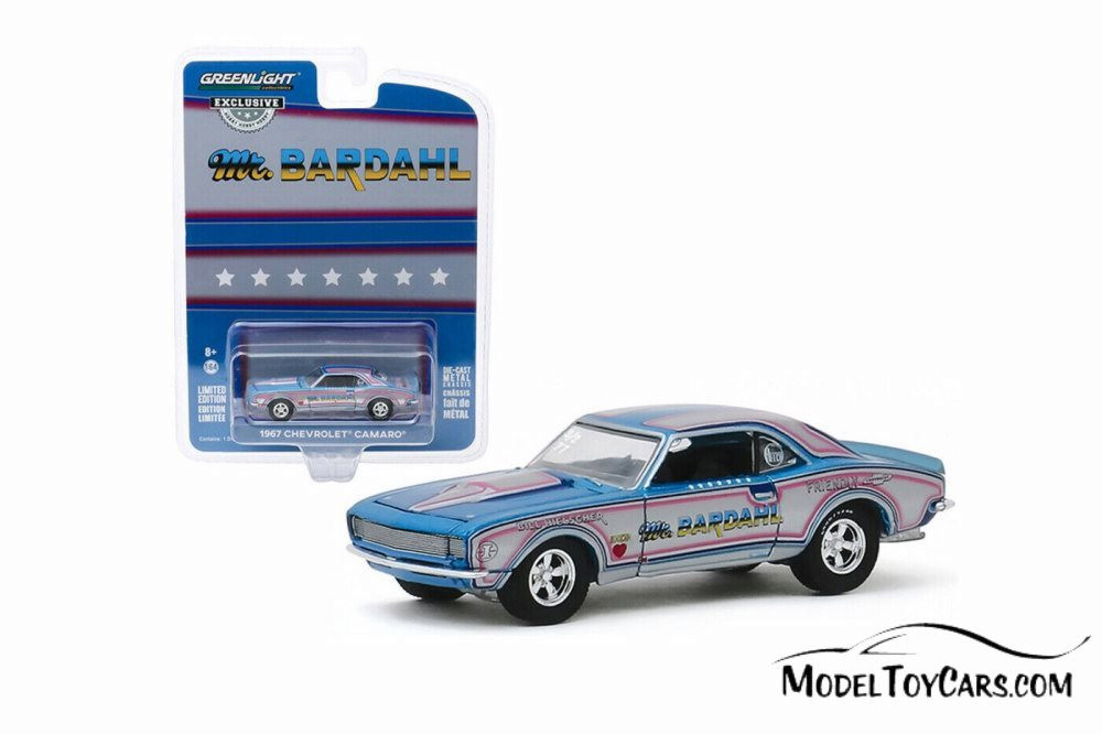 1967 Chevy Camaro, Bill Hielscher's Mr. Bardahl - Greenlight 30095/48 - 1/64 scale Diecast Car