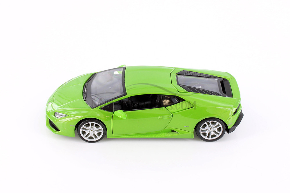 Lamborghini Huracan Hard Top, Green - Showcasts 34509 - 1/24 Scale Diecast Car (New, but NO BOX)