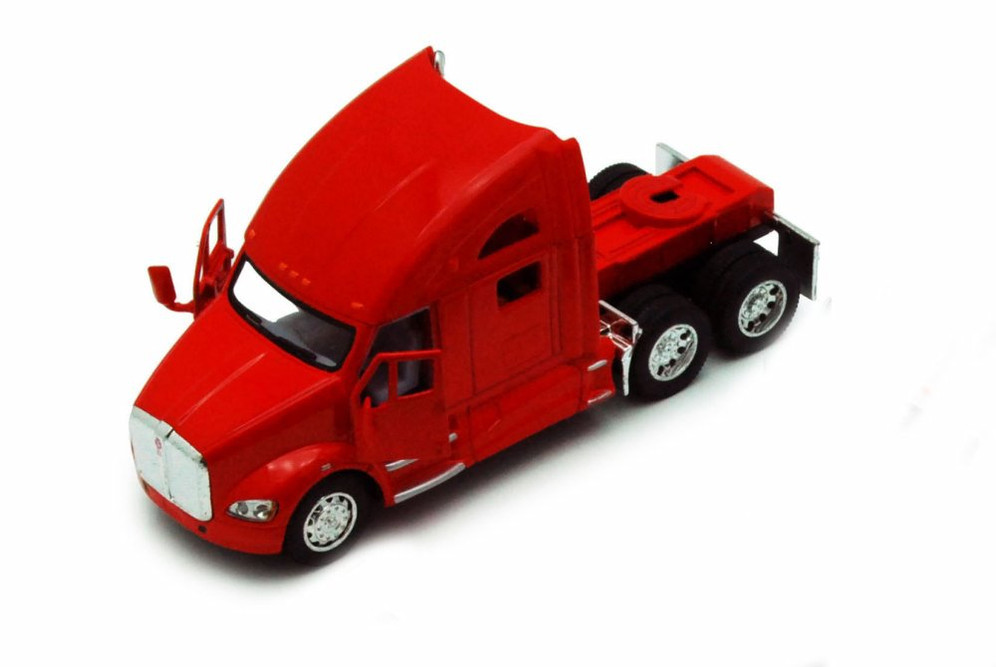 Kenworth T700 Tractor, Red - Kinsmart 5357D - 1/68 scale Diecast Car (Brand New, but NOT IN BOX)