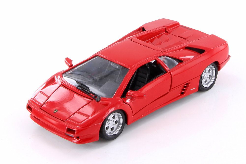 Lamborghini Diablo Hard Top, Red - Welly 29374WR - 1/24 Scale