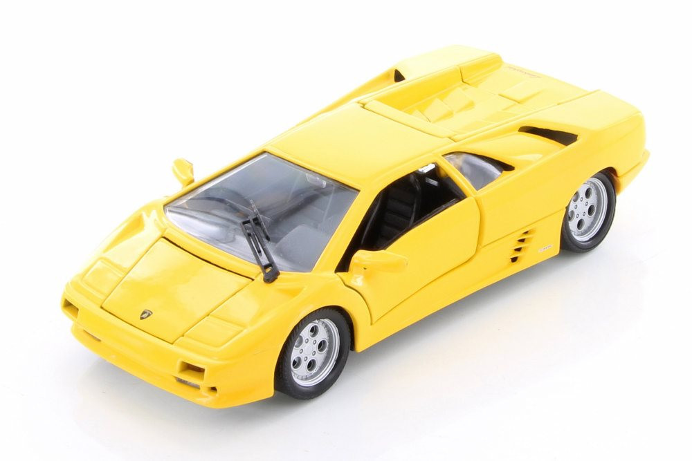 Lamborghini Diablo Hard Top, Yellow - Welly 29374WYL - 1/24 Scale
