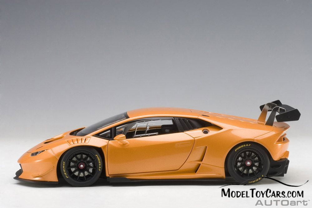 2015 Lamborghini Huracan Super Trofeo, Orange - AutoArt 81558 - 1/18 Scale Diecast Vehicle Replica