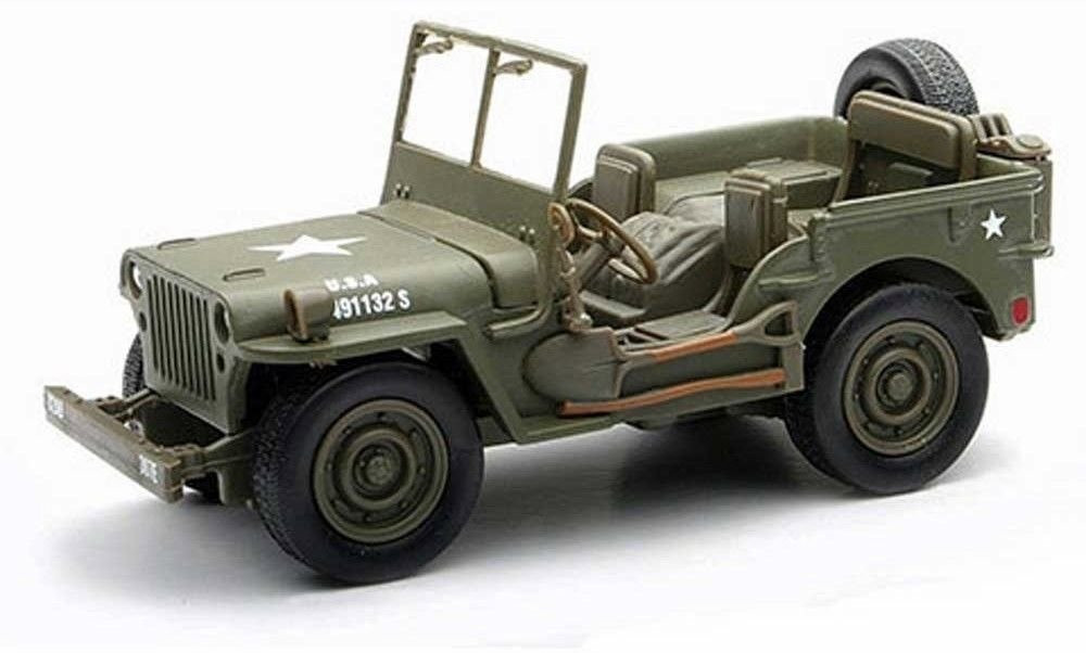 Jeep Willys US ARMY, Military Green - New Ray 54133 - 1/32 Scale