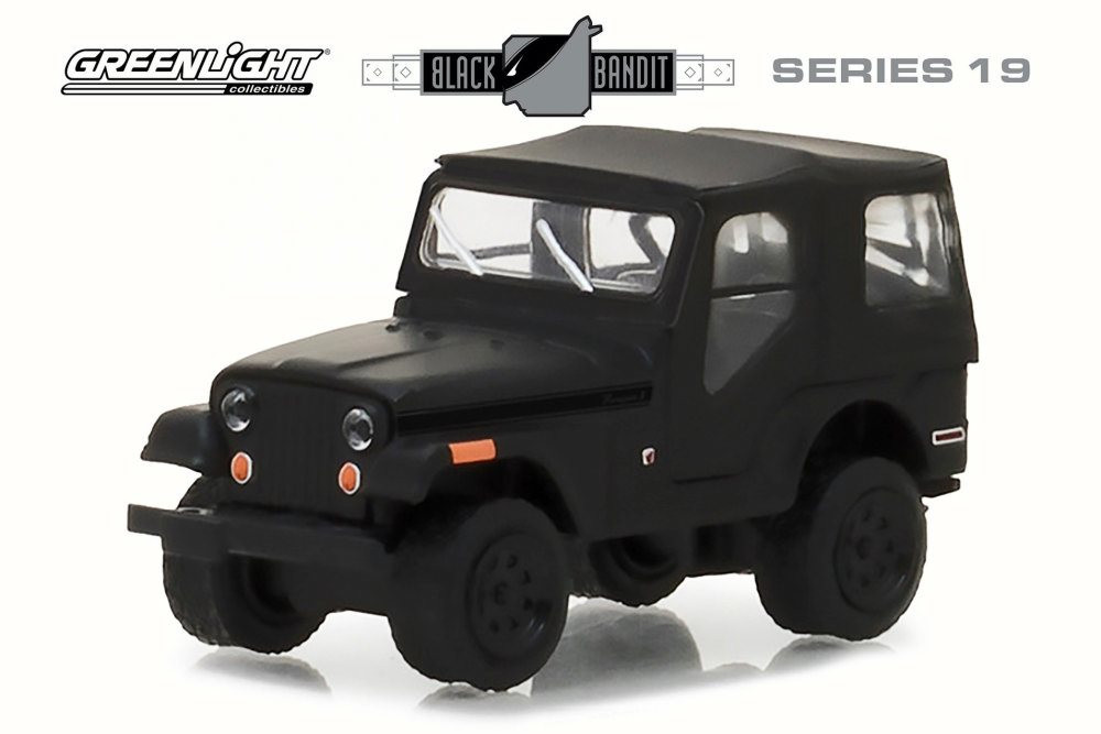 1970 Jeep CJ-5, Black - Greenlight 27950D/48 - 1/64 Scale Diecast