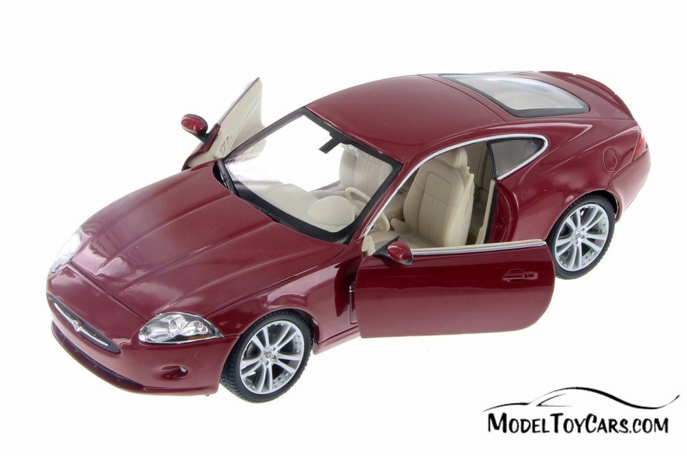 Jaguar XK, Red - Welly 22470WR - 1/24 Scale Diecast Model Toy Car