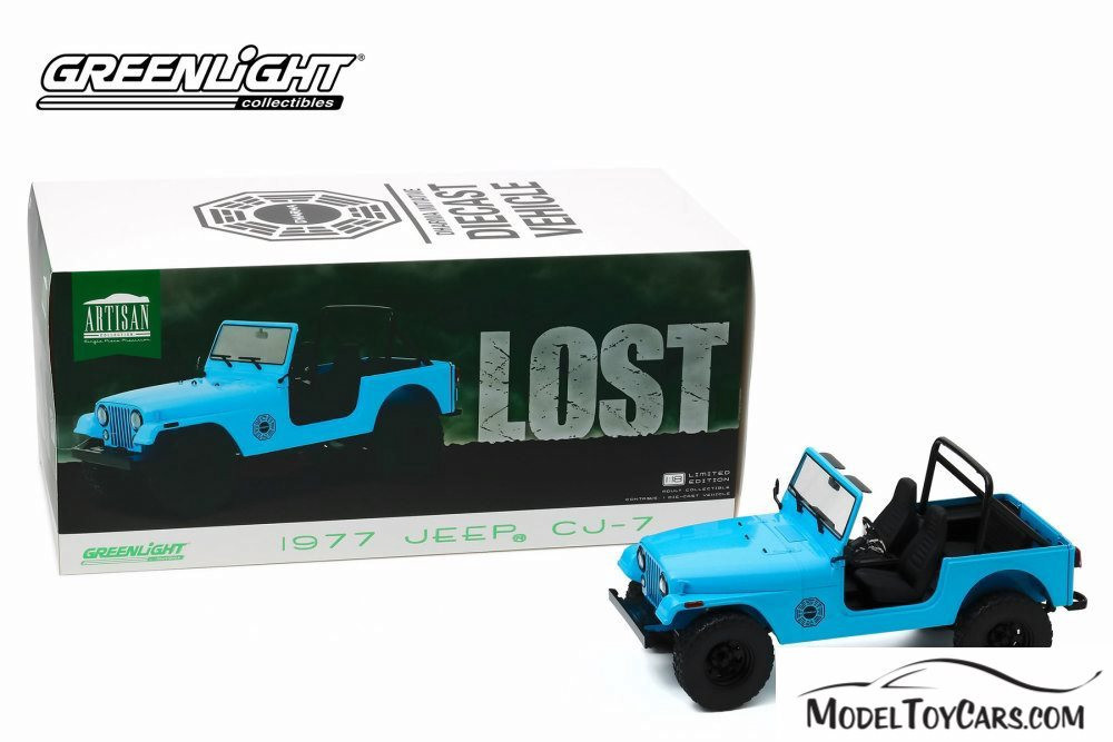 1977 Jeep CJ-7 Dharma, LOST - Greenlight 19064 - 1/18 scale