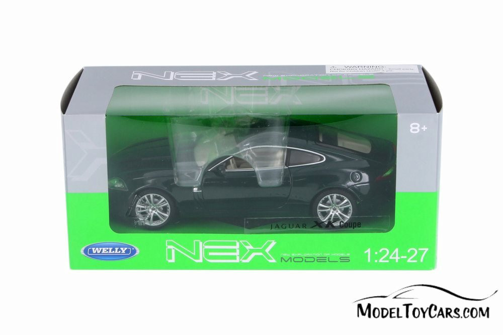 Jaguar XK, Green - Welly 22470WGN - 1/24 Scale Diecast Model Toy Car