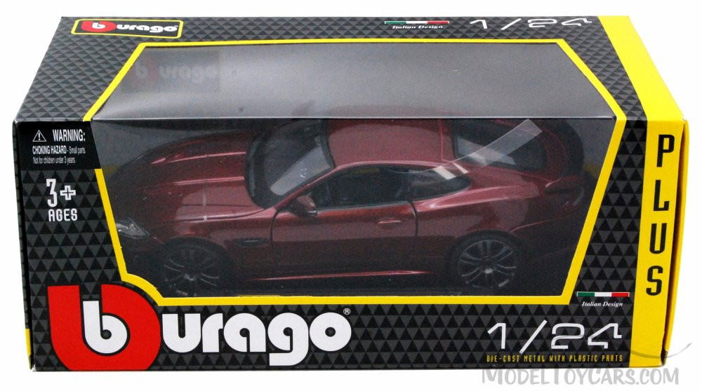 Jaguar XKR-S, Red - Bburago 21063 - 1/24 scale Diecast Model Toy