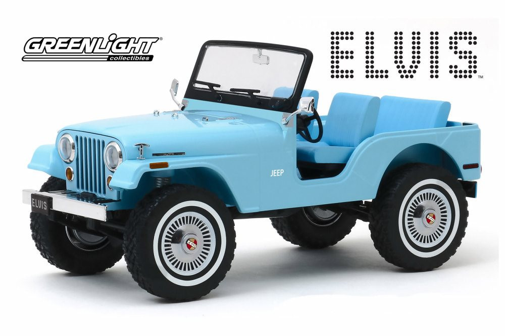 Jeep CJ-5, Elvis Presley - Greenlight 19061 - 1/18 scale Diecast Model Toy Car