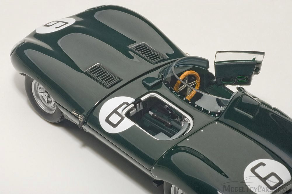 Lemans 1955 Jaguar D-Type Race Car (Hawthorne/Bueb), Black