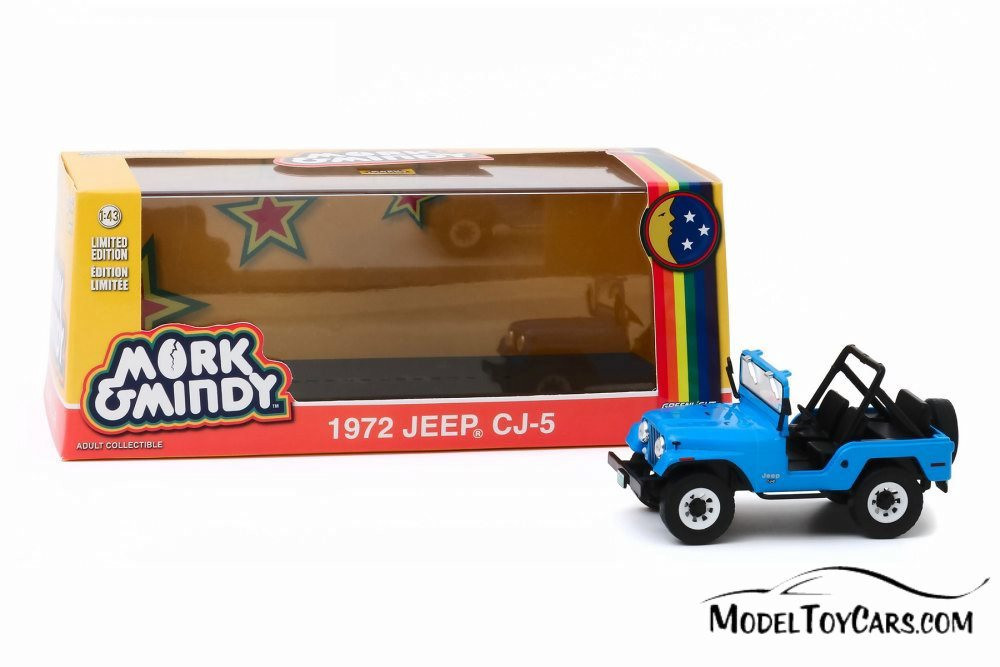 1972 Jeep CJ-5, Mork & Mindy  - Greenlight 86570 - 1/43 scale Diecast Model Toy Car