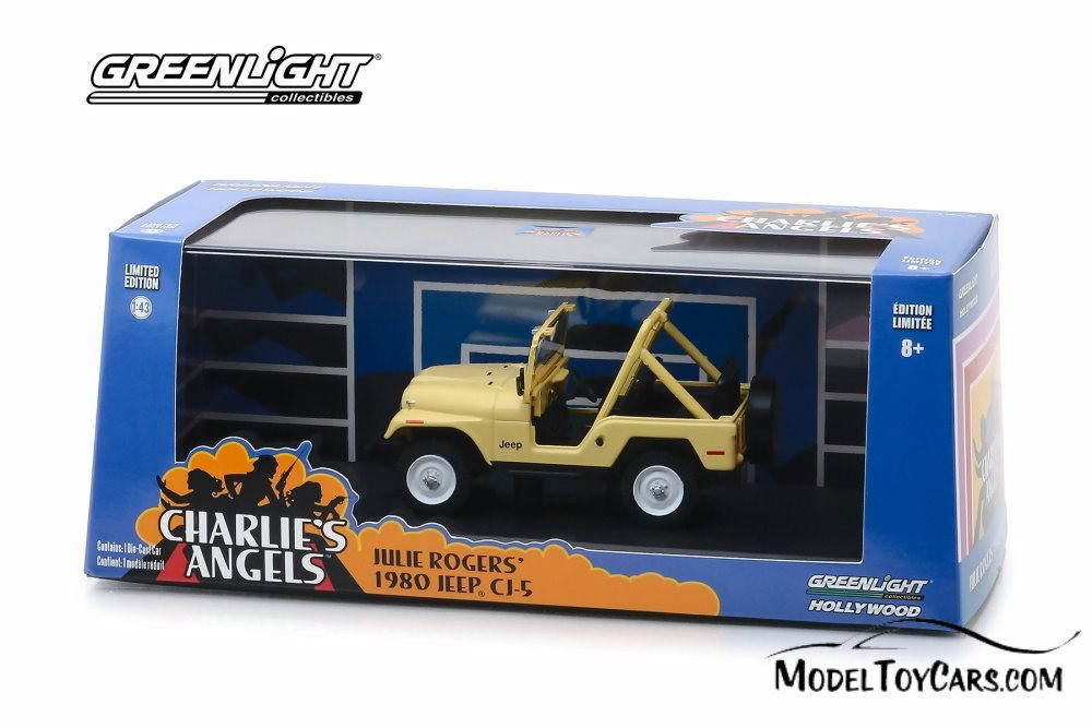 Jeep CJ-5, Charlie's Angels - Greenlight 86333 - 1/43 Scale