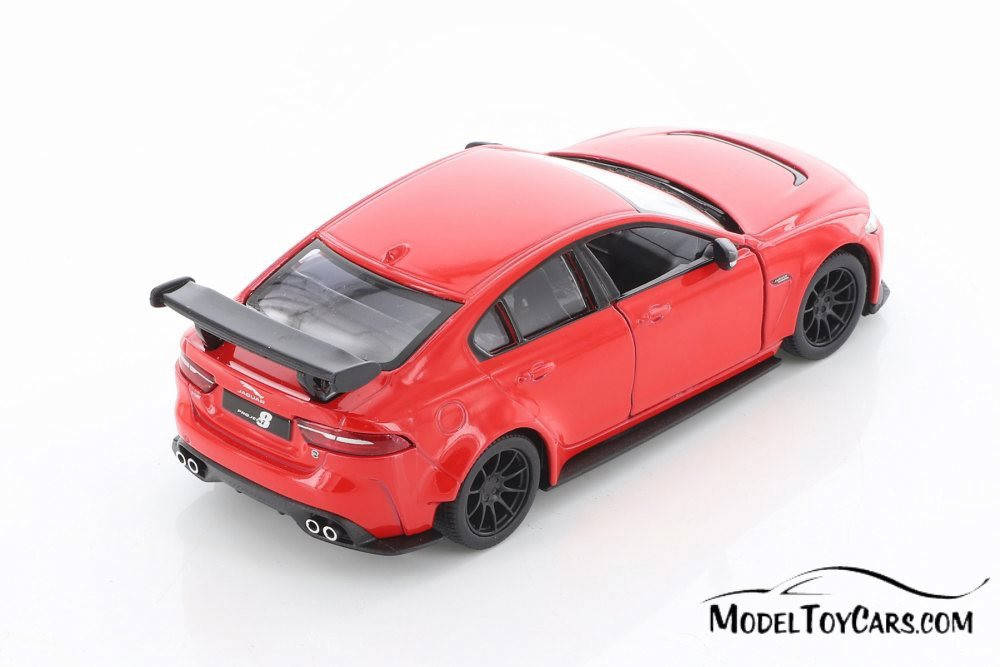 Jaguar XE SV Project 8 Hardtop, Red - Kinsmart 5416D - 1/38 scale Diecast Model Toy Car