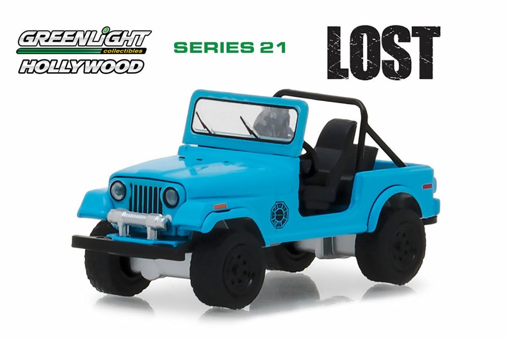 1977 Jeep CJ7, LOST Greenlight 44810F/48 1/64 scale Diecast Model