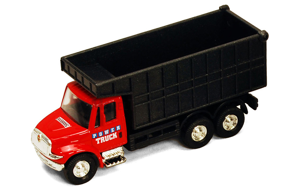 International Dump Truck, Red & Black - Showcasts 2113D - 5 Inch Scale Diecast Model Replica