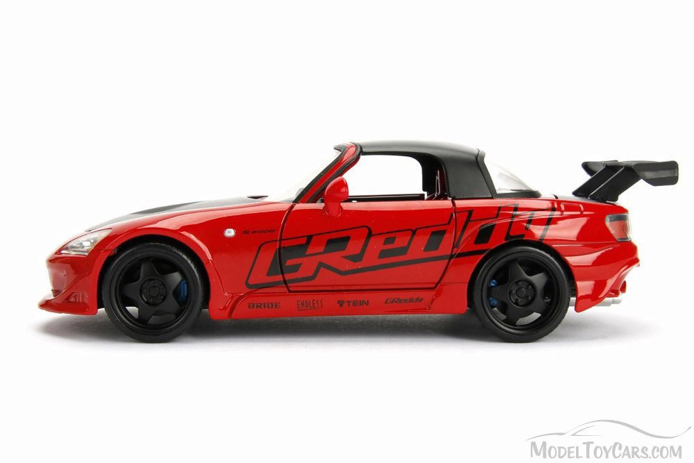 2001 Honda S2000 Hard Top, Red - Jada 98570WA1 - 1/24 Scale