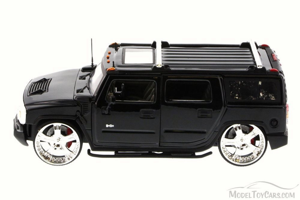 Hummer H2 SUV, Black   Jada     Scale Diecast Model Toy