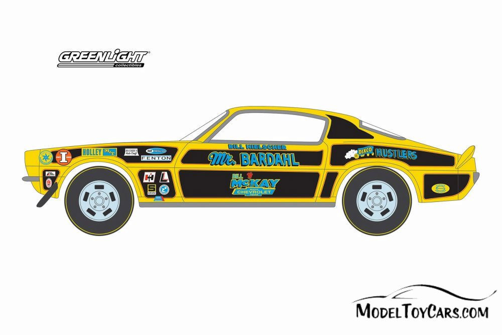1970 Chevy Camaro, Mr. Bardahl - Greenlight 29989/48 - 1/64 scale Diecast Model Toy Car
