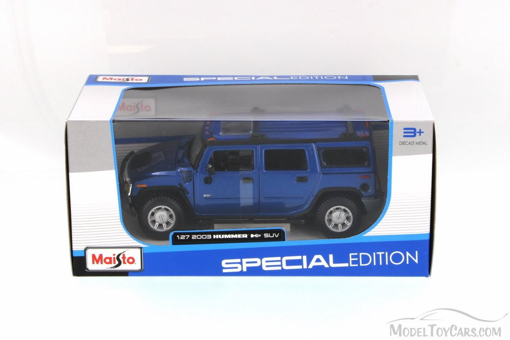 2003 Hummer H2 SUV w/ Sunroof, Blue - Special Edition 31231 - 1/27