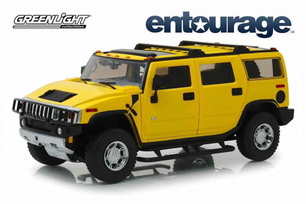 2003 Hummer H2, Entourage - Greenlight HWY18015 - 1/18 scale