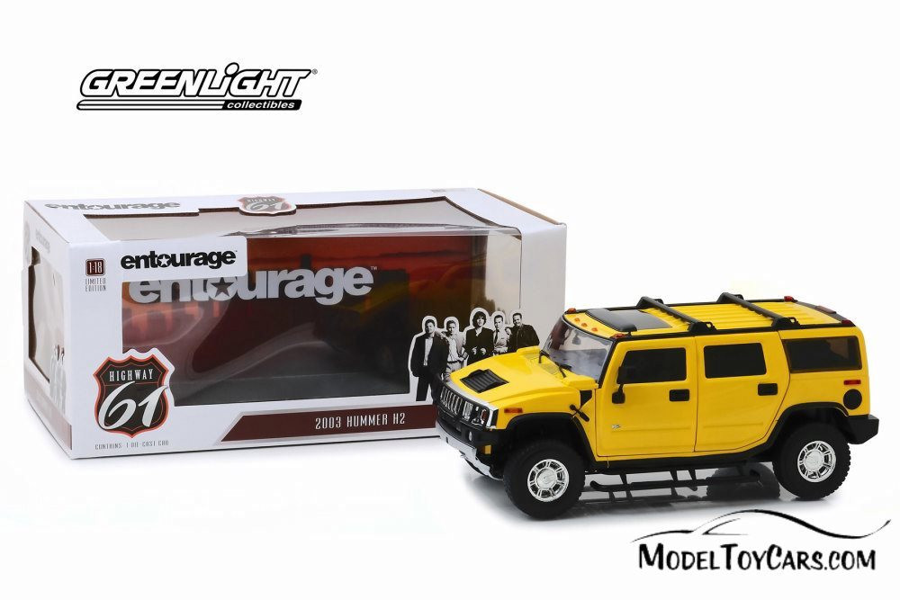 2003 Hummer H2, Entourage - Greenlight HWY18015 - 1/18 scale