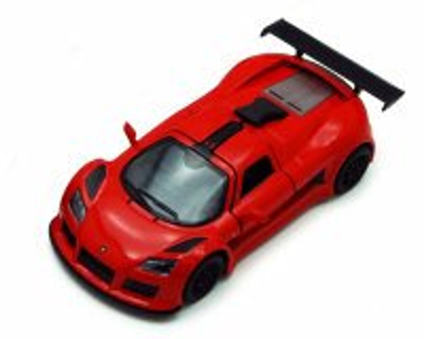 2010 Gumpert Apollo Sport, Red - Kinsmart 5356D - 1/36 scale Diecast Model Toy Car (Brand New, but NOT IN BOX)