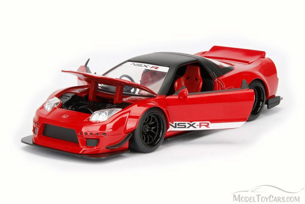 2002 Honda NSX Type-R Japan Spec Wide Body, Candy Apple-98555DP1 - 1/24 Scale Diecast Model Toy Car