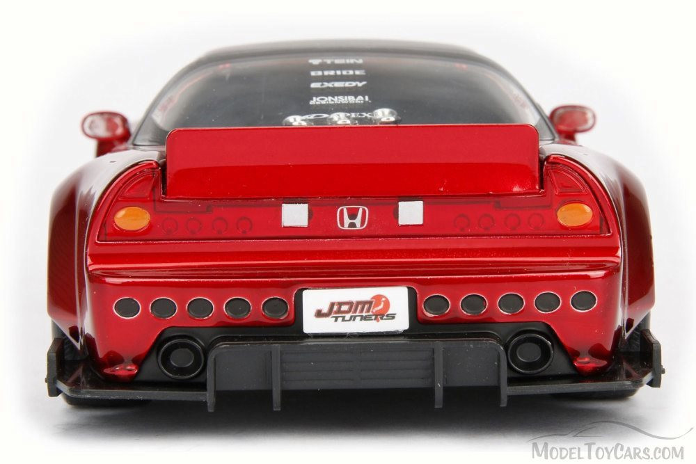 2002 Honda NSX Type-R Japan Spec Wide Body, Metallic Red - Jada 98555DP1 - 1/24 Scale Diecast Model Toy Car
