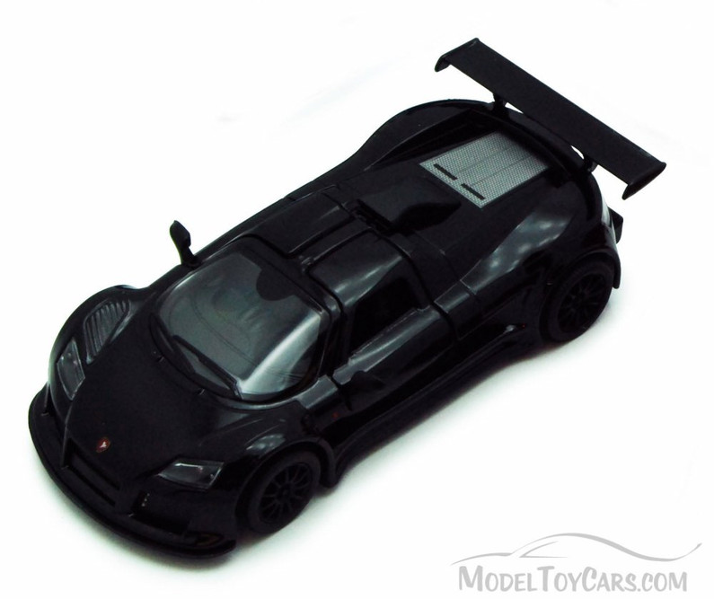 2010 Gumpert Apollo Sport, Black - Kinsmart 5356D - 1/36 scale Diecast Model Toy Car (Brand New, but NOT IN BOX)