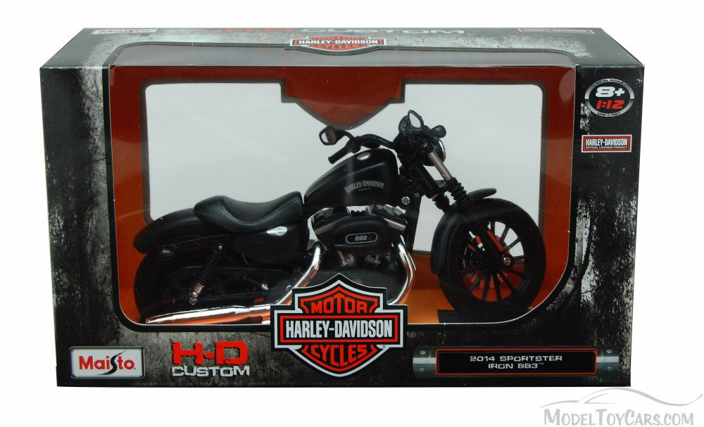 2014 Harley-Davidson HD Custom Sportster Iron 883, 32326/BIKE - 1/12 scale diecast model motorcycle