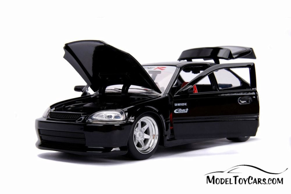 1997 Honda Civic Type R, Black - Jada 99772DP1 - 1/24 scale