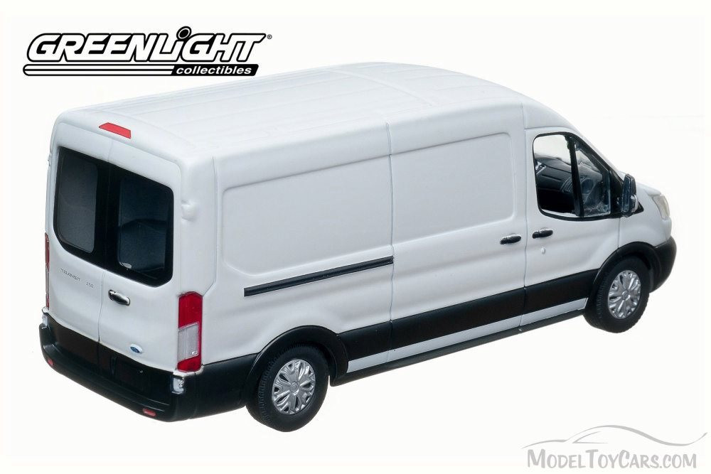 2015 Ford Transit (V363) Cargo Van, White - Greenlight 86039 - 1/43 Scale Diecast Model Toy Car