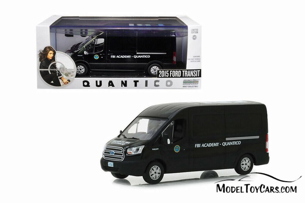 2015 Ford Transit Van FBI Academy, Quantico - Greenlight 86157 - 1/43 Scale Diecast Model Toy Car