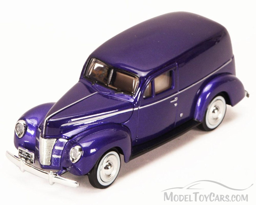1940 Ford Sedan Delivery, Purple - Motormax 73250P - 1/24 Scale Diecast Model Car