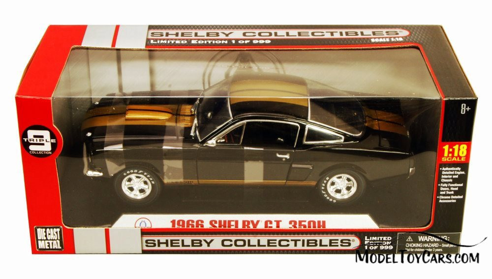 1966 Ford Shelby GT 350H #14 Shelby Collectibles SC360BK - 1/18 Scale Diecast Model Toy Car