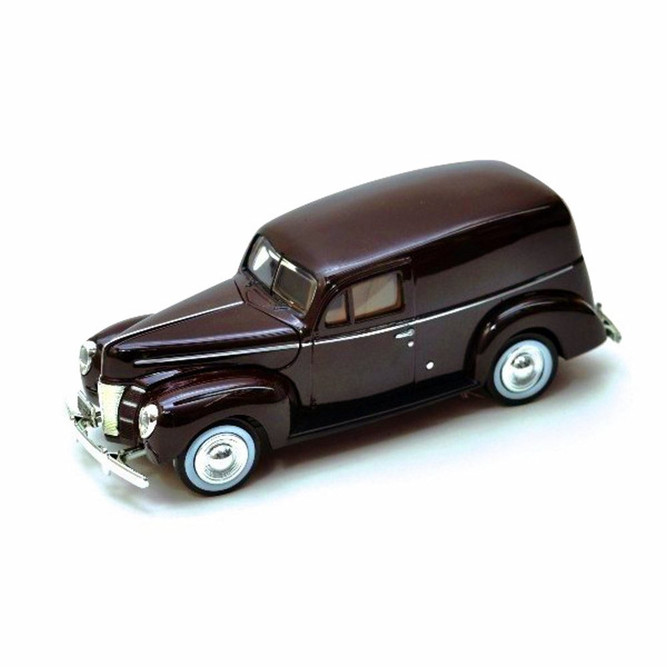 1940 Ford Sedan Delivery, Burgundy - Motormax 73250 - 1/24 Scale Diecast  Model Car