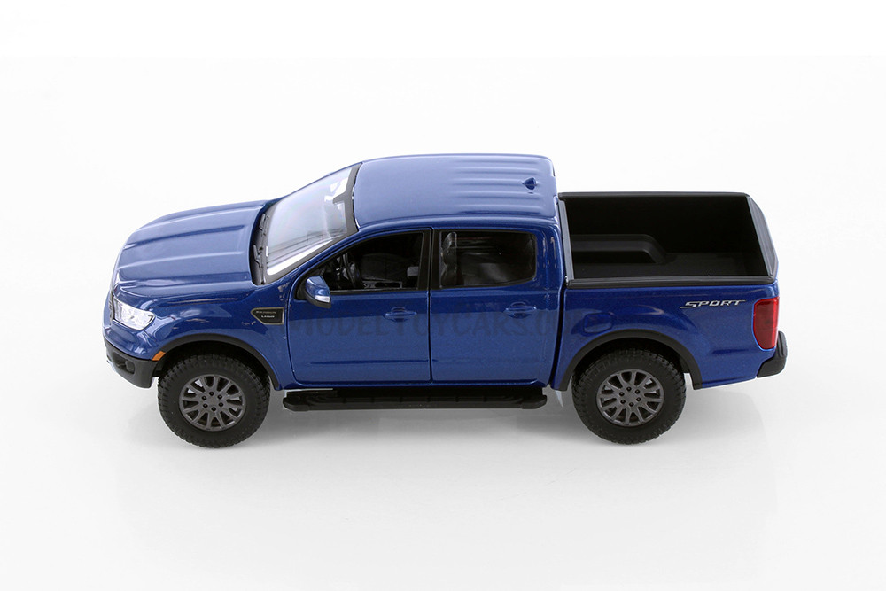 2019 Ford Ranger, Blue - Maisto 31521BL - 1/27 scale Diecast Model Toy Car