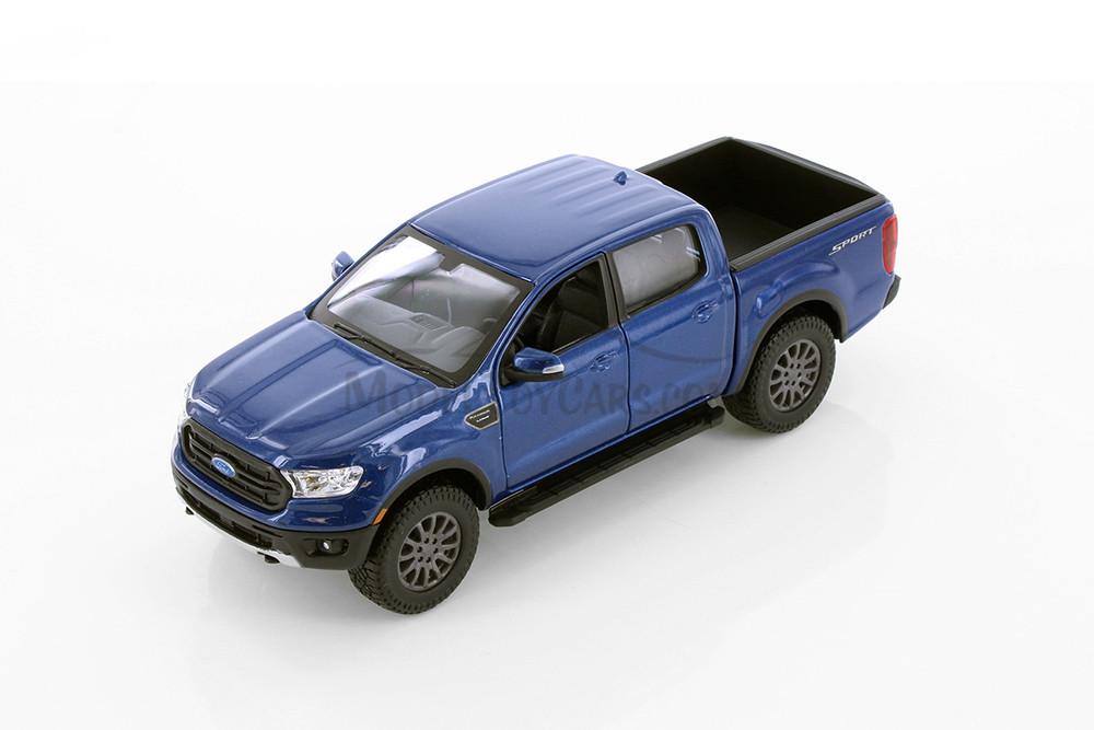 2019 Ford Ranger, Blue - Maisto 31521BL - 1/27 scale Diecast Model Toy Car