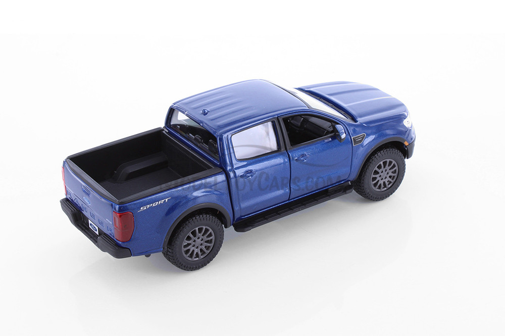 2019 Ford Ranger, Blue - Maisto 31521BL - 1/27 scale Diecast Model Toy Car