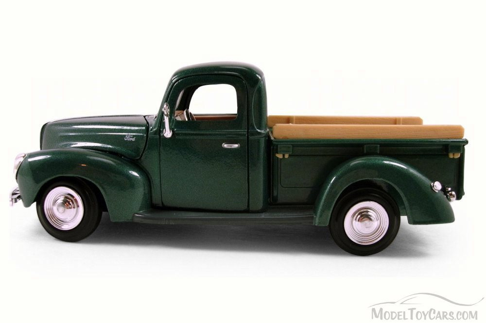 1940 Ford Pick Up truck, Green - Motor Max 73234AC - 1/24 Scale Diecast Model Toy Car