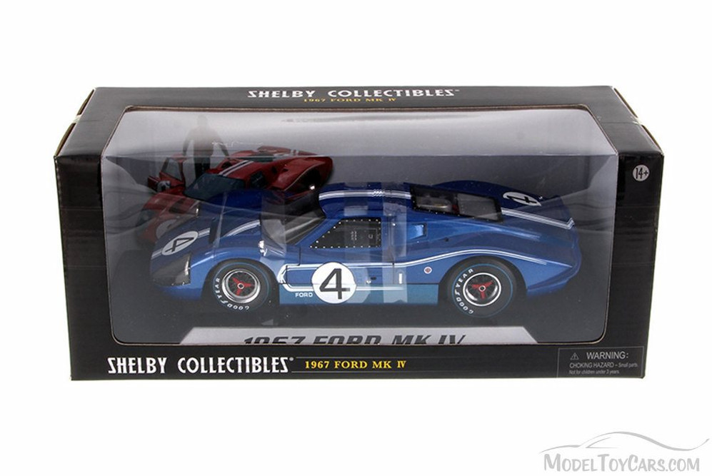 1967 Ford GT MK IV Le Mans #4- Shelby Collectibles, Inc. SC426 - 1/18 Scale  Diecast Model Toy Car