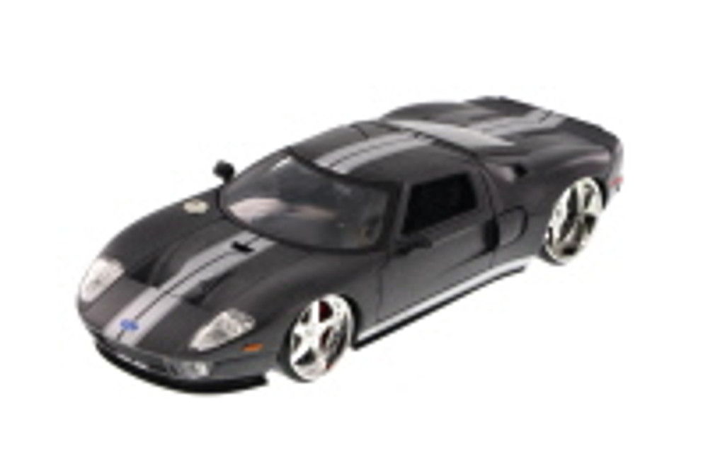 Ford GT, Gray - JADA Toys 97366AB - 1/24 Scale Diecast Model Toy Car (Brand New, but NOT IN BOX)