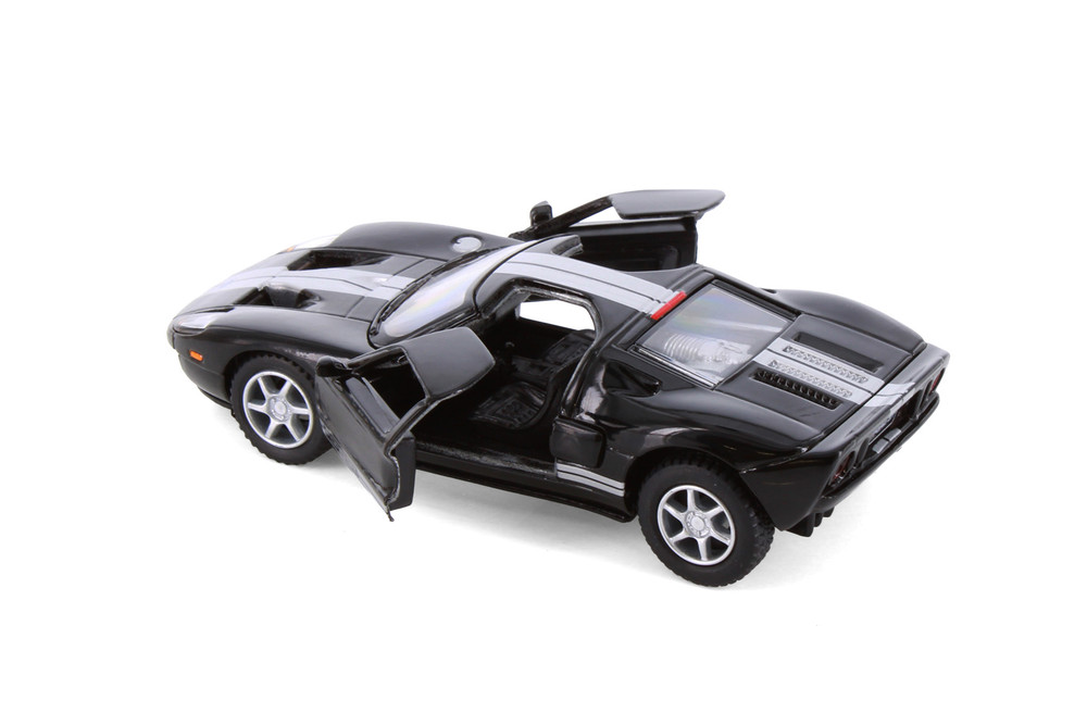 2006 Ford GT, Black - Kinsmart 5092D - 1/36 scale Diecast Model Toy Car (Brand New, but NOT IN BOX)