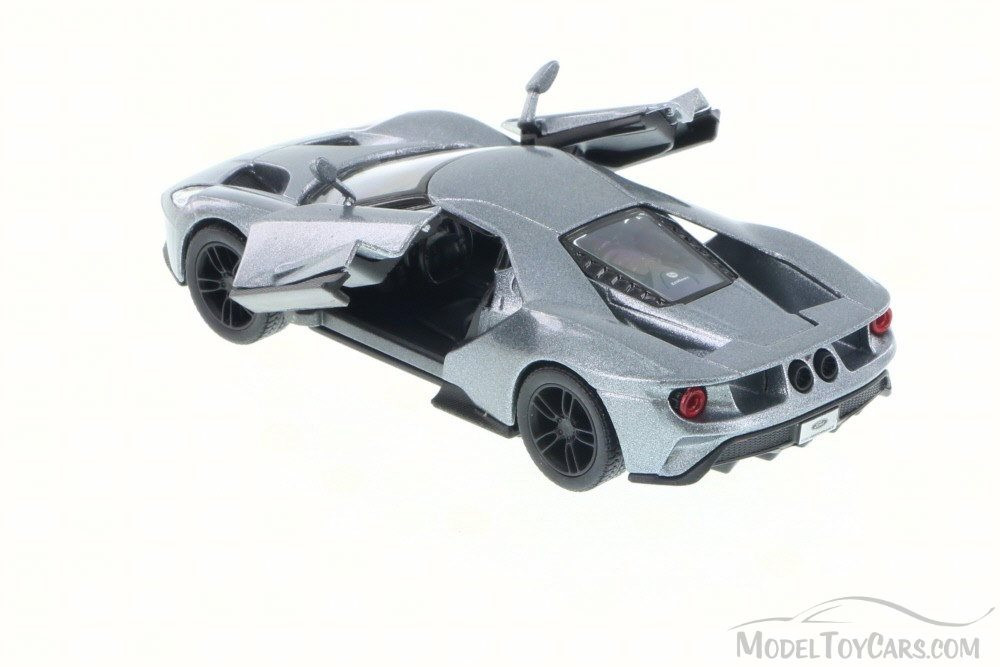 2017 Ford GT, Silver - Kinsmart 5391D - 1/38 Scale Diecast Model Toy Car (Brand New, but NOT IN BOX)