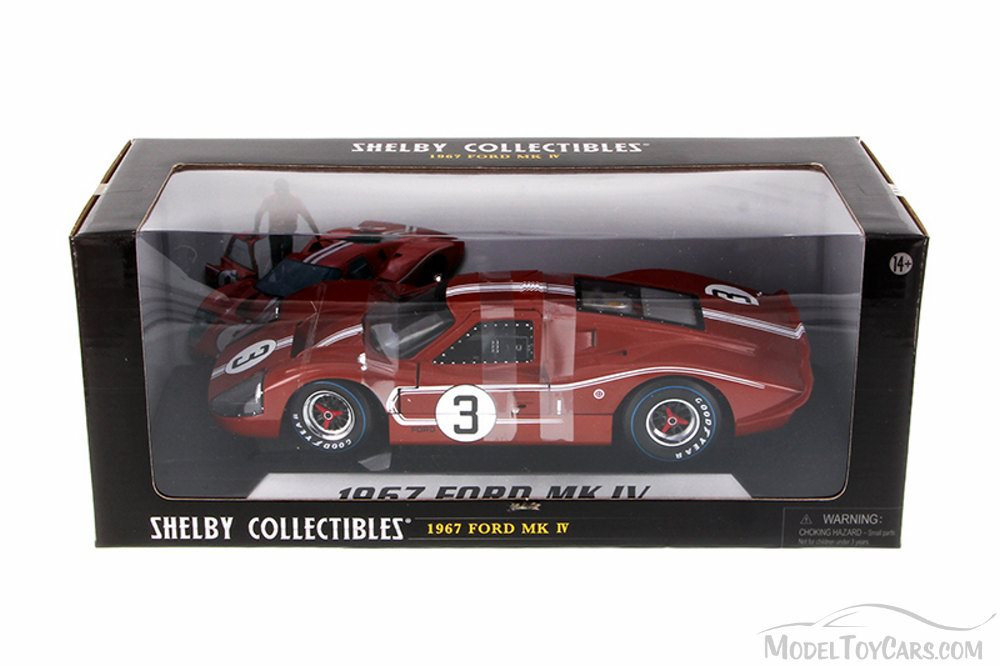 1967 Ford GT MK IV Le Mans #1, Brown - Shelby Collectibles, Inc. SC425BN - 1/18 Scale Diecast Model Toy Car