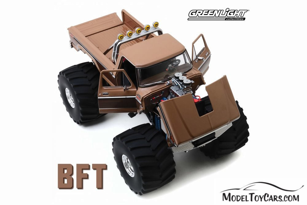 1978 Ford F-350 Monster Truck (with 66-inch Tires), Kings of Crunch-BFT - Greenlight 13557 - 1/18 scale Diecast Model Toy Car