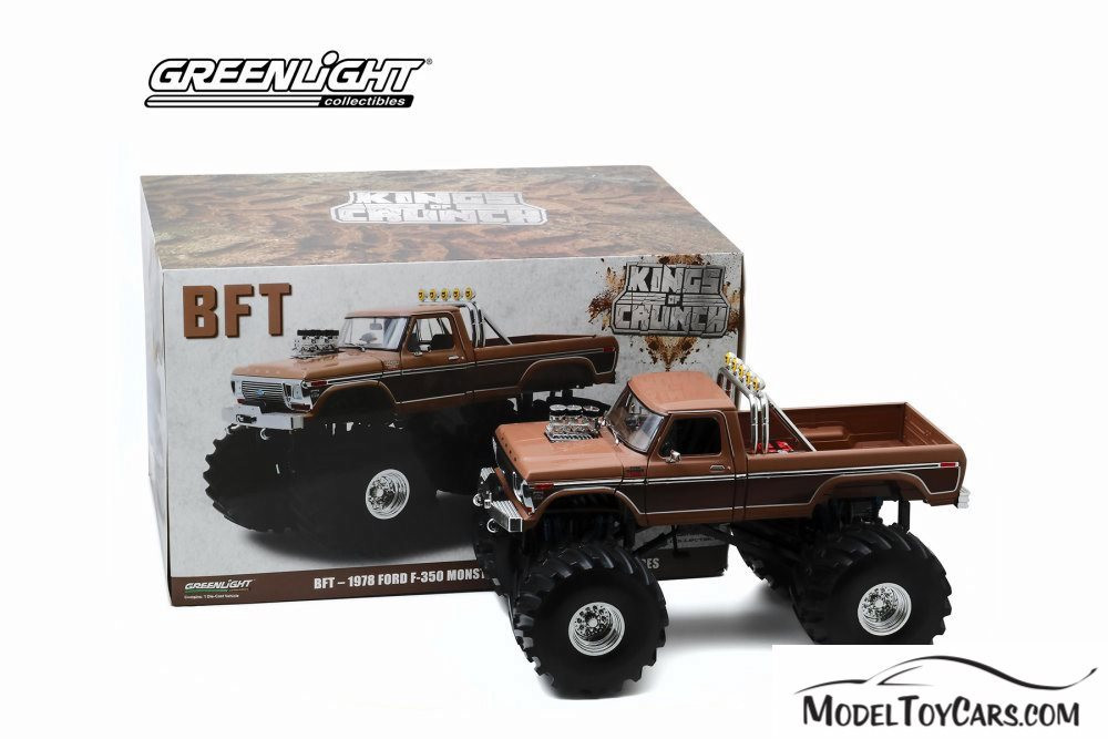 1978 Ford F-350 Monster Truck (with 66-inch Tires), Kings of Crunch-BFT - Greenlight 13557 - 1/18 scale Diecast Model Toy Car