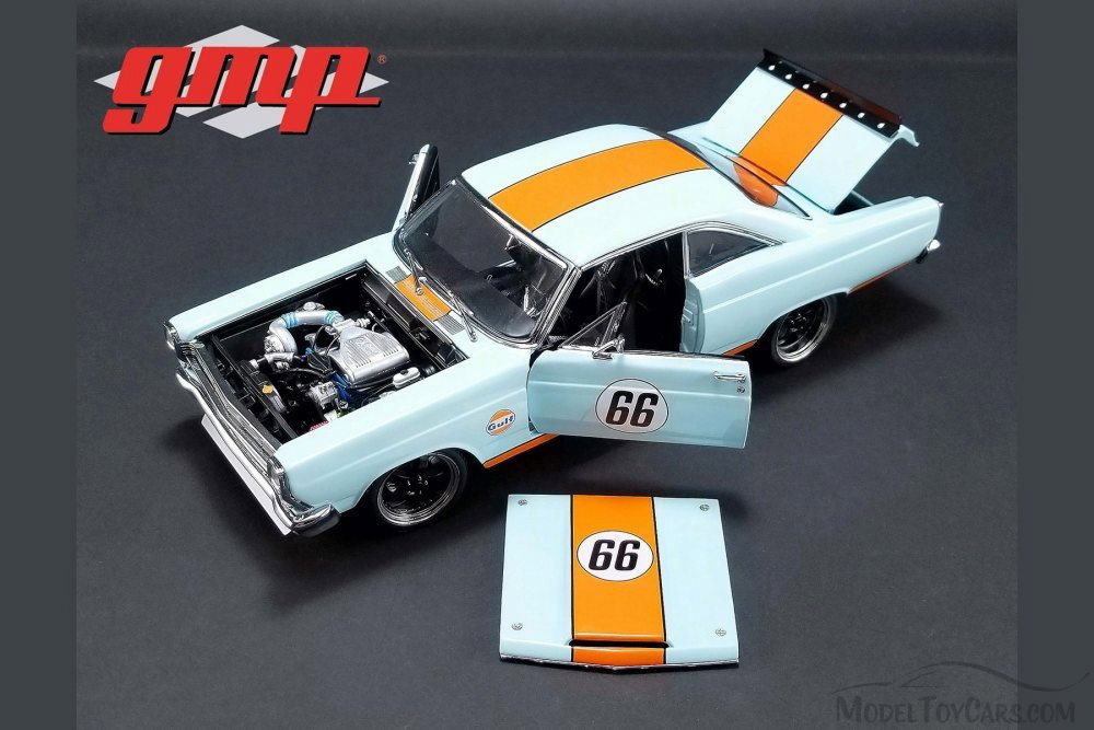 1967 Ford Fairlane #66 Street Fighter, Gulf Oil Blue - GMP 18858