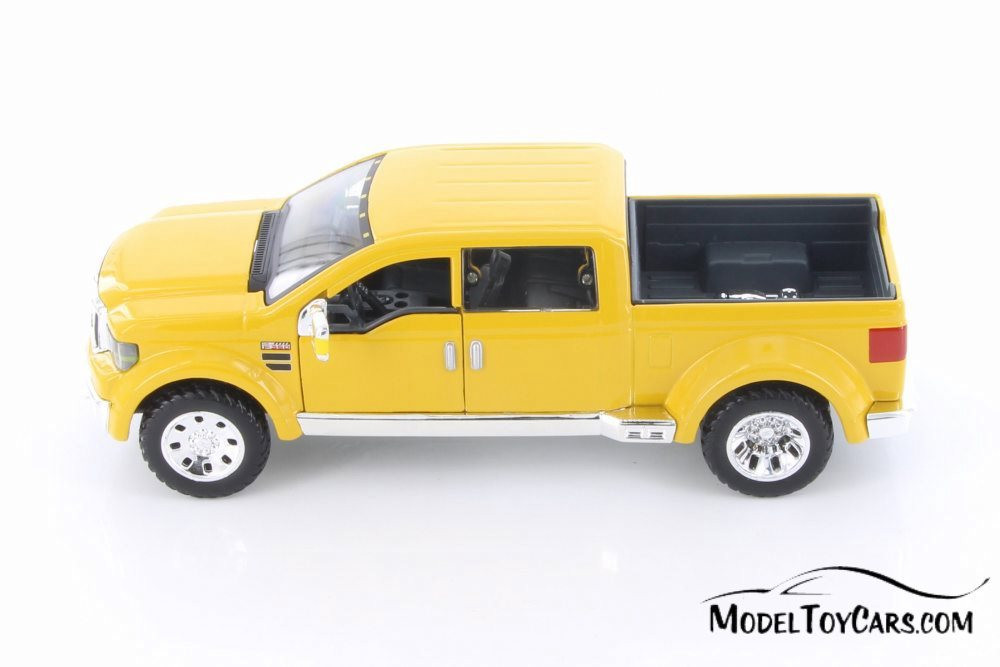 Ford Mighty F-350 Super Duty Pickup, Yellow - Showcasts 34213 - 1/31 Scale Diecast Model Toy Car