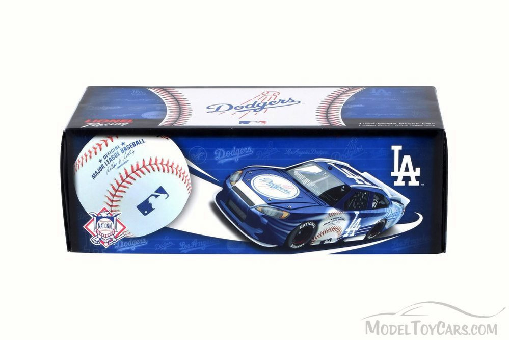 Los Angeles Dodgers 2012 Ford Fusion - Lionel NASCAR - 1/24 Scale Diecast Model Toy Car